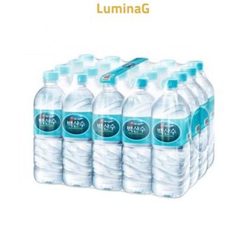 백산수 생수 500ml 20개 묶음배송 먹는샘물 실용 보관