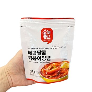 오늘좋은 매콤달콤 떡볶이 양념 120g 아이스박스포장_27051956