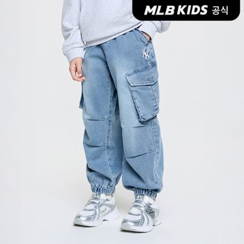 (공식)26SS 베이직 저지데님 카고 조거팬츠 NY (Blue) 7ADPB0161-50BLS