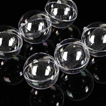 고품질 플라스틱 볼 뽑기볼 추첨볼 투명 구 캡슐 파티 장식 투명 ...