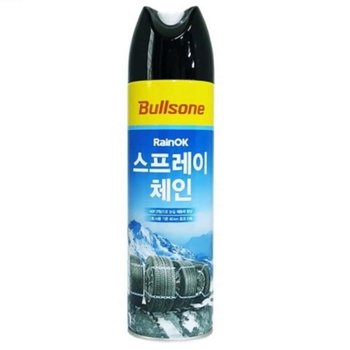 불스원 레인OK 스프레이체인 500ml 동절기차량관리 겨울철차량관리 성에제거 그프레이체인