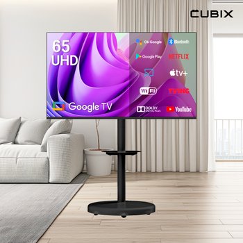 무빙큐빅스 스마트 4K UHD 65인치 삼탠바이미 블랙에디션 이동식 TV 삼텐바이미 중소바이미