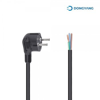 동양전자산업 16A 측면접지 AC파워 케이블 블랙 (2m)