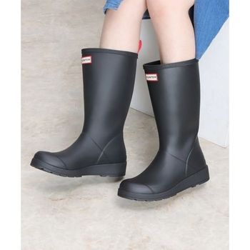 [해외] 우먼 헌터 오리지널 플레이 부츠 톨 공인 대리점 방수 레인 WFT2007RMA - 블랙 11040646