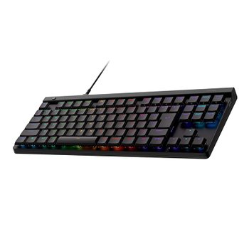 [해외] 로지텍 G515 TKL 유선 게이밍 키보드 텐키리스 리니어 적축 LIGHTSYNC RGB 일본어 배열 블랙