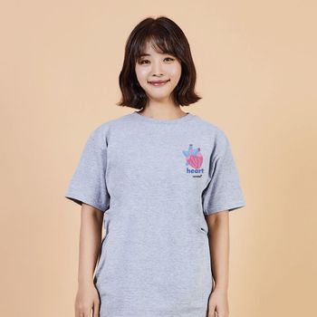 여름반팔티 키밍 심장 남녀공용반팔티