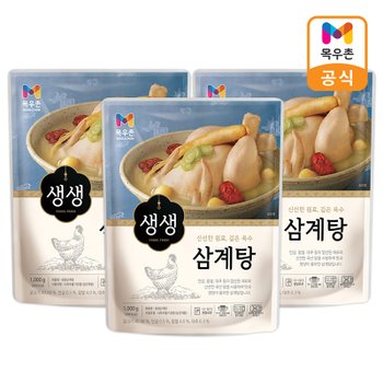 목우촌 생생 삼계탕 1kgx3개