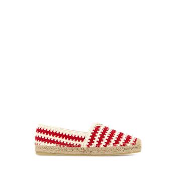 PRADA Two-tone crochet espadrilles 1S500NF0202C2T F0011