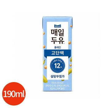 매일 두유 고단백 플레인 190ml x 24개 (S49524469)
