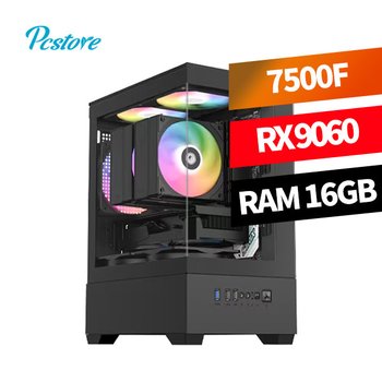 피씨스토어 베스트 게이밍 PC 7500F RX 9060 라라랜드 (16GB, M.2 500GB)