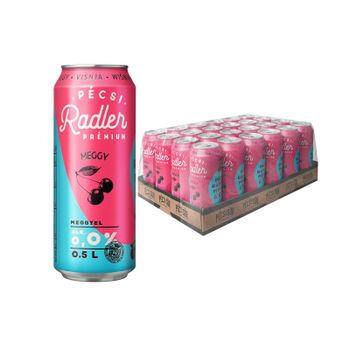 페치 라들러 프리미엄 헝가리 비알콜 논알콜 맥주 (체리맛) 500ml x24캔..[36000177]