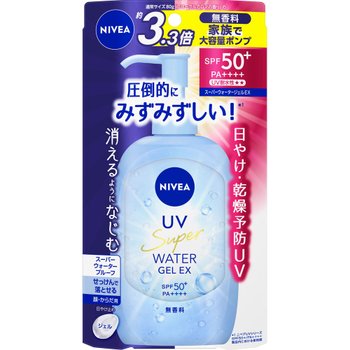[해외] 니베아 UV 워터 젤 EX 펌프 컵 270g 카오