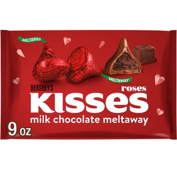 [해외] 허쉬 키스 밀크 초콜릿 멜타웨이, 밸런타인데이 캔디 백, 266ml
