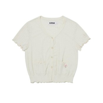 [키르시]스몰 체리 포플 브이넥 니트 가디건 KKRMCCD513M_IVA