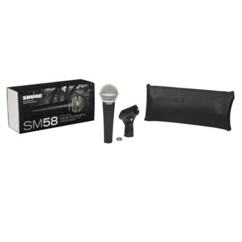 Shure SM58-LCE 슈어 다이내믹 무선 보컬 마이크 카디오이드  팝필터 내장 단방향