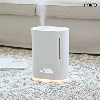 [무료배송] 미로 에어레스트 복합식 가습기 히트 miro-ARPH02RE 6L 무드등 저소음 UV살균 통세척