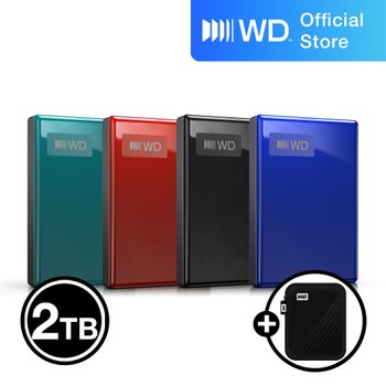 [WD공식스토어/파우치] WD My Passport USB-C 외장하드 2TB