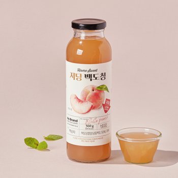 [노브랜드] 저당백도청 560g