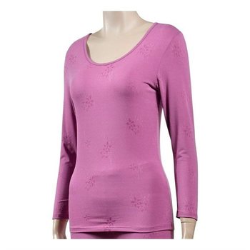 [오노마] ONM 따듯하고 신축성 좋은 플라워패턴 여성내의 상의 (9717624)