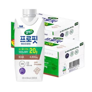 매일유업 셀렉스 프로핏 웨이프로틴 초콜릿 330ml 24개 프로틴음료 (S44098897)