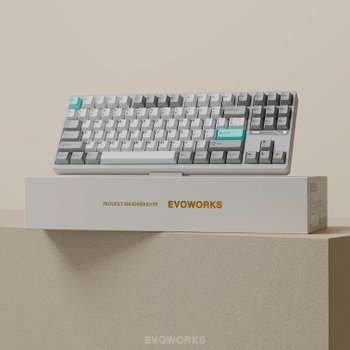 [해외] [현물재고]TickType EVO80 무선 기계식 키보드 알루미늄 HiFi 완제품 RGB램프 8000mAh