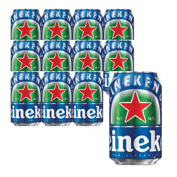 하이네켄 넌 알콜릭 330ml 12캔 / 맥주맛 탄산음료 논알콜 비알콜