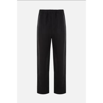 생로랑 SAINT LAURENT 지속 가능한 비스코스 및 라미아 배기핏 팬츠 71737