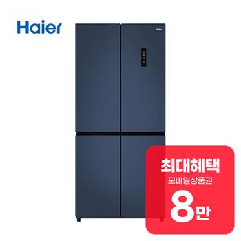 하이얼 4도어 냉장고 433L (베리 블루) HRS445MNB 렌탈 60개월 월 28900원