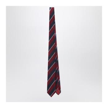 The Frankie Shop 레네 버건디 스트라이프 타이 NTFS21170PL/XL_THE-711_100-U