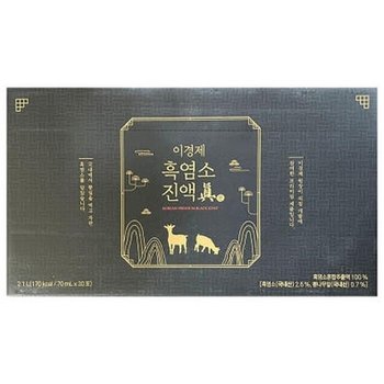 이경제 흑염소진액 70ml x 30포 x 4박스 (AD)