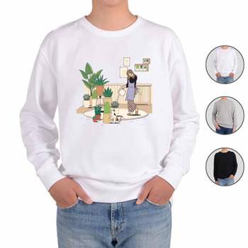 헤비맨투맨 전색상 집콕 언택트 홈가드닝 a 그림 프린팅티셔츠