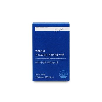 에스더포뮬러 여에스더 콘드로이친 뮤코다당단백 1200mg x 30정 X 1박스 I