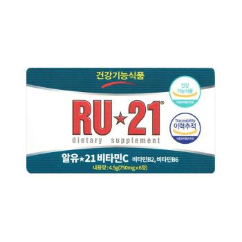 [알유21] 알유21 RU 21 비타민C 750mg x 6정 1박스 -SDL- (S12264021)