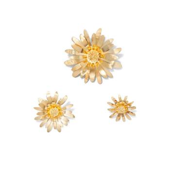 26 SS Osklen 데이지 모티프 브로치 세트 3p 75258 TP451892323