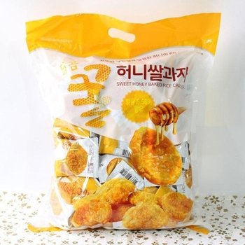 달달한 허니 쌀과자 900g 라이스칩 튀밥 쌀뻥튀기 술집안주과자 사무실간식 옛날과자 결혼식 버스간식