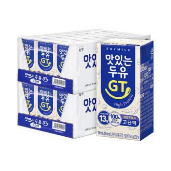 [서울우유] 맛있는두유GT 고단백 190mL X 12개 (S29543964)