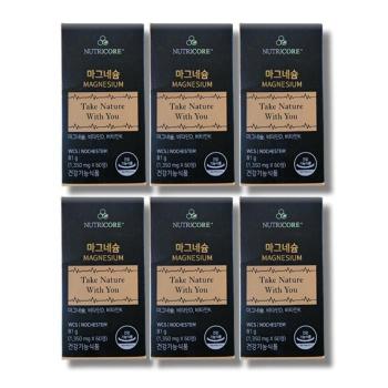 뉴트리코어 쌀마그네슘 WCS NCS 60정 6박스 (S51417266)