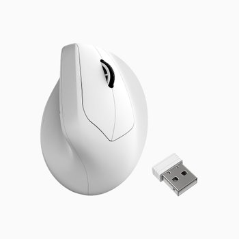 키크론 M5 8K 버티컬 초경량 화이트 무선 옵티컬 인체공학 어고노믹 사무용 마우스