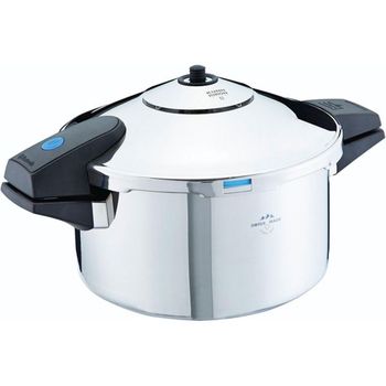 [해외] 영국 쿤 리콘 압력솥 Kuhn Rikon Duromatic Comfort 스테인리스 스틸 Pressure Cooker with Side