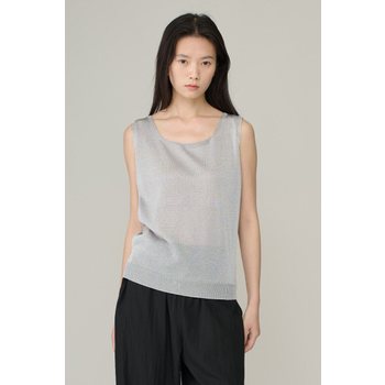 [올앤선드리] 트윙클 트윈 슬리브리스 니트 A6M5K320_DG