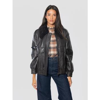 [해외] 26FW 파로쉬 자켓 Pelle con Collo Furry Testa di Moro를 입은 폭격기 조종사