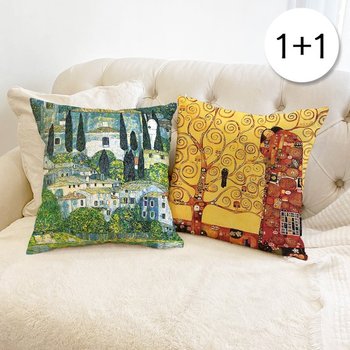 상상후 클림트 명화 쿠션커버 칸소네의교회/키스 SET 1+1