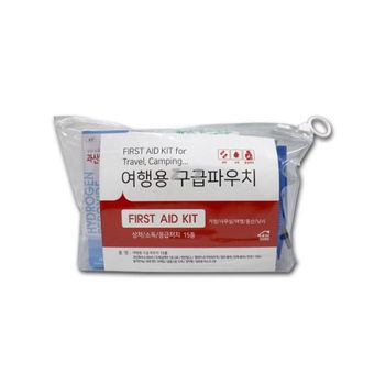 캠핑 파우치 응급처치키트 응급가방 과산화수소 밴드 탈지면