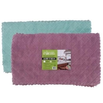 초극세사 벨힙한벳 행주 10매입 (대-약30x50cm) 투톤 양면