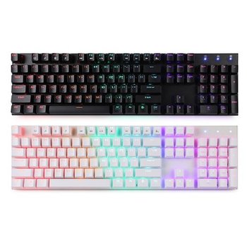 앱코 (ABKO) K640 한영 이중사출 키캡 레인보우 LED 게이밍 오테뮤 방청축 청축