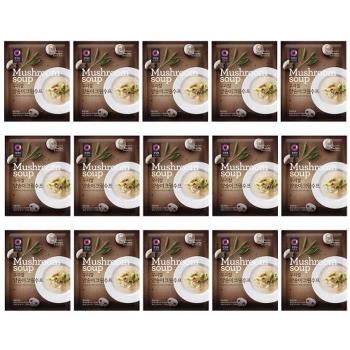 청정원 우리쌀 양송이크림 수프 60g(3인분) x 15개 간편식 아침식사 간식 혼밥 (S49776459)