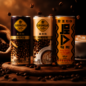 조지아 오리지널 카페라떼 맥스커피 240ml 5개씩 3종 15개입 캔커피 커피음료