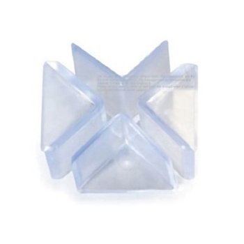 [VCJ71731]사각코너매트 투명 자재 LP-16 4개입/40x40x4