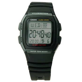 타임플래닛 CASIO W-96H-1B 카시오 시계 우레탄밴드_