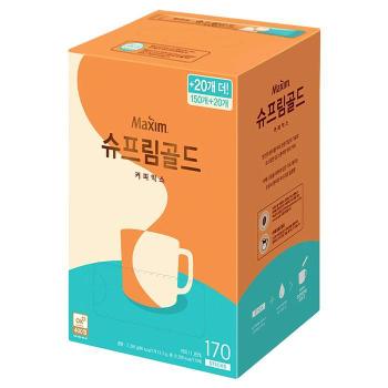 [동서식품] 맥심 슈프림 골드 커피믹스 170T x 2개 커피차 일회용 스틱 믹스 커 (S13110236)